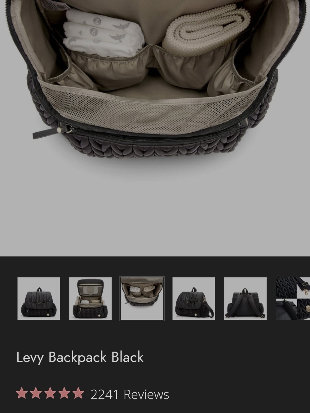 Backpack - Black - Picture 3 of 5